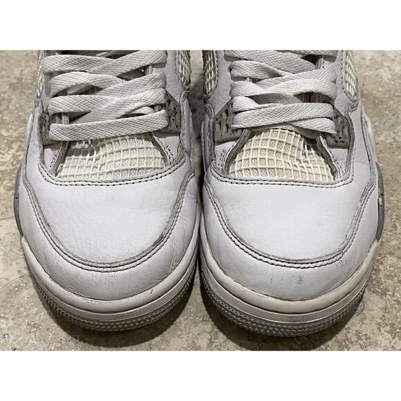 Jordan 4 Retro White Oreo (2021) (GS) DJ4699-100 Size 6Y EUC No Box - Picture 8 of 12